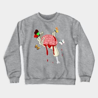 the zombie butterfly part 2 Crewneck Sweatshirt